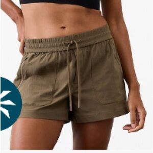 Athleta Olive Athletic Shorts